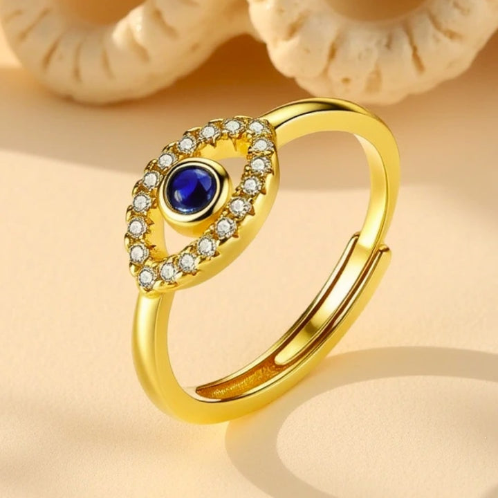 Adjustable Ring "Evil Eye"