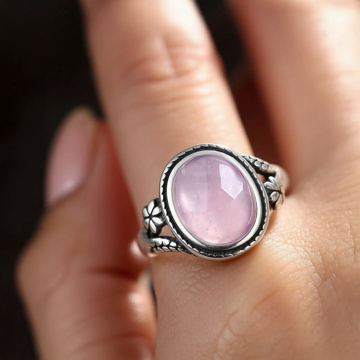"Sweetness of Love" Ring in Rose Quartz
