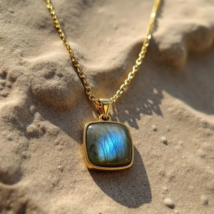 "Shield of Light" Labradorite Pendant