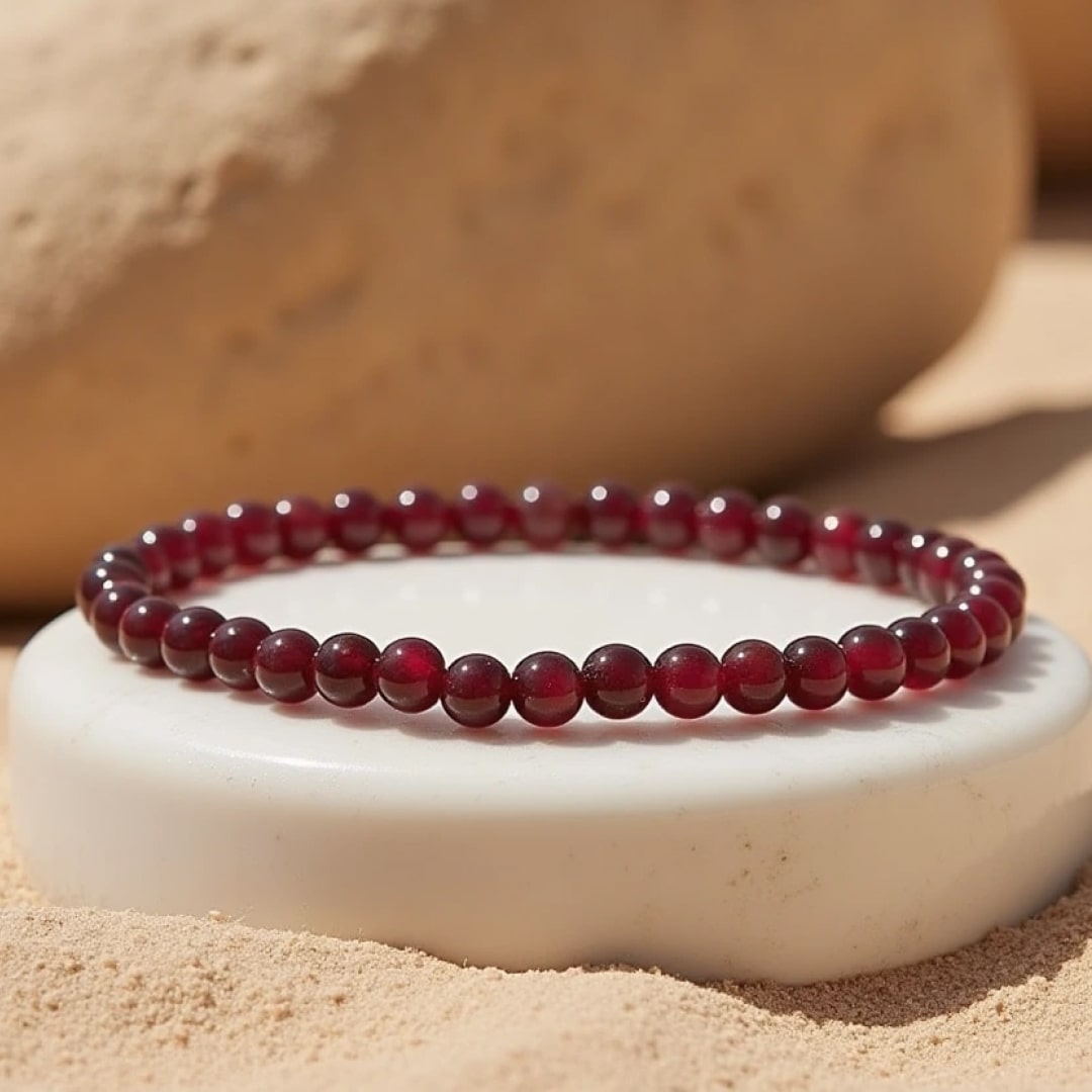 Fine Natural Stone Bracelet of 4mm