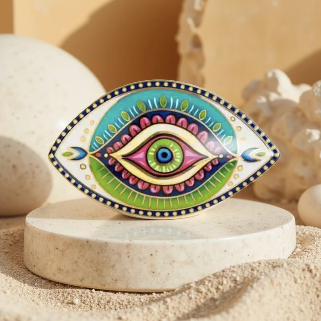 Spiritual Guardian – "Evil Eye" Ceramic Decoration