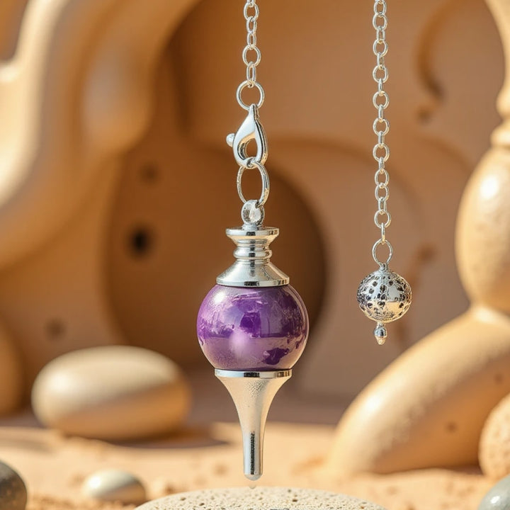 Divinatory Pendulum in Natural Stone