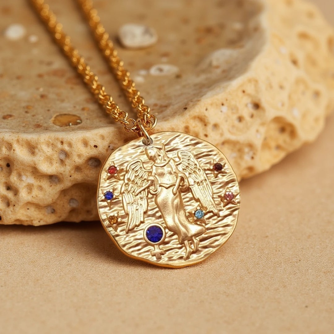 Golden Constellation Pendant - Zodiac Signs