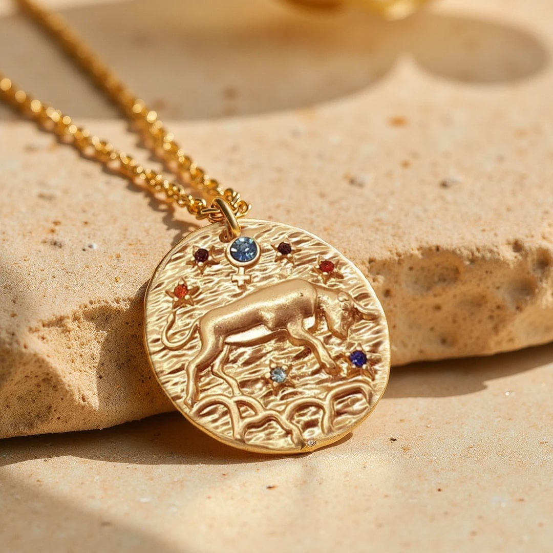 Golden Constellation Pendant - Zodiac Signs