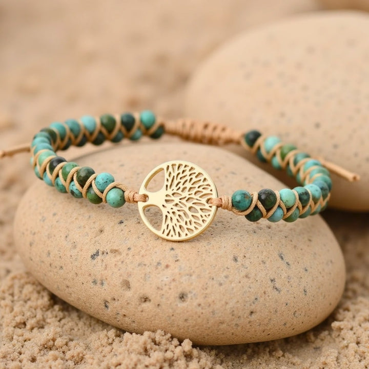 "Life Eternal" Bracelet in African Turquoise