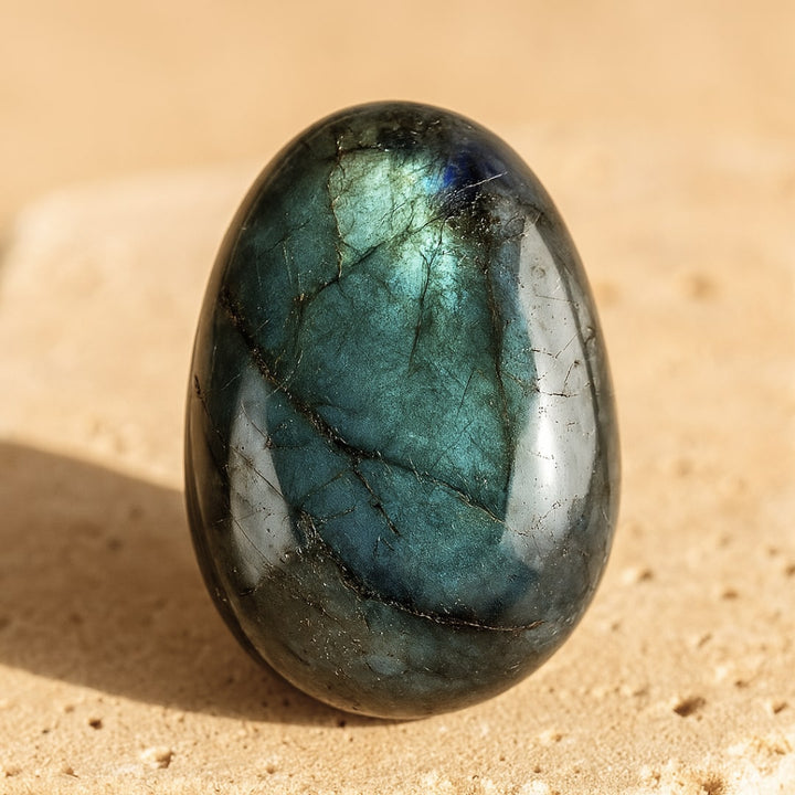 Labradorite Pebble from Madagascar - Protection