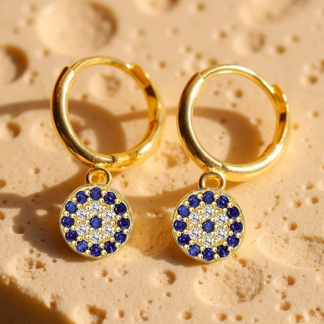 "Protective Blue Eye" Earrings