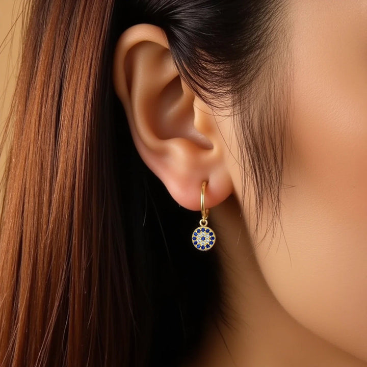 "Protective Blue Eye" Earrings