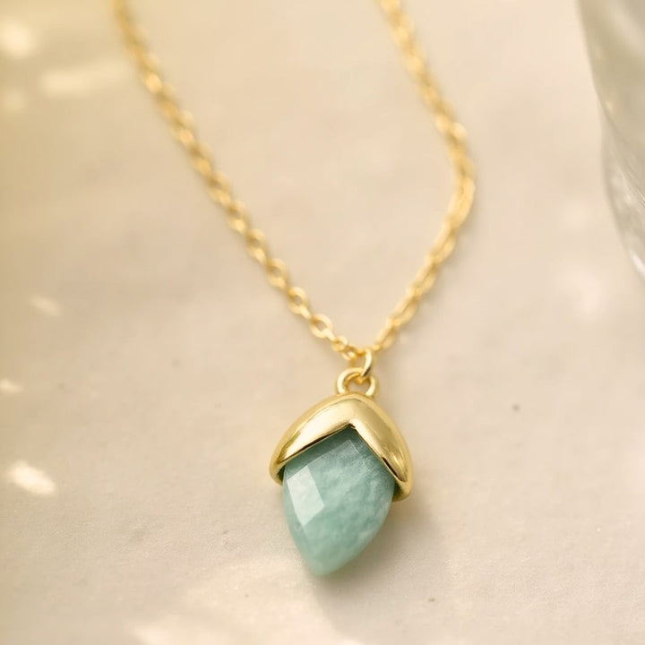 "Drop of Serenity" Pendant in Amazonite