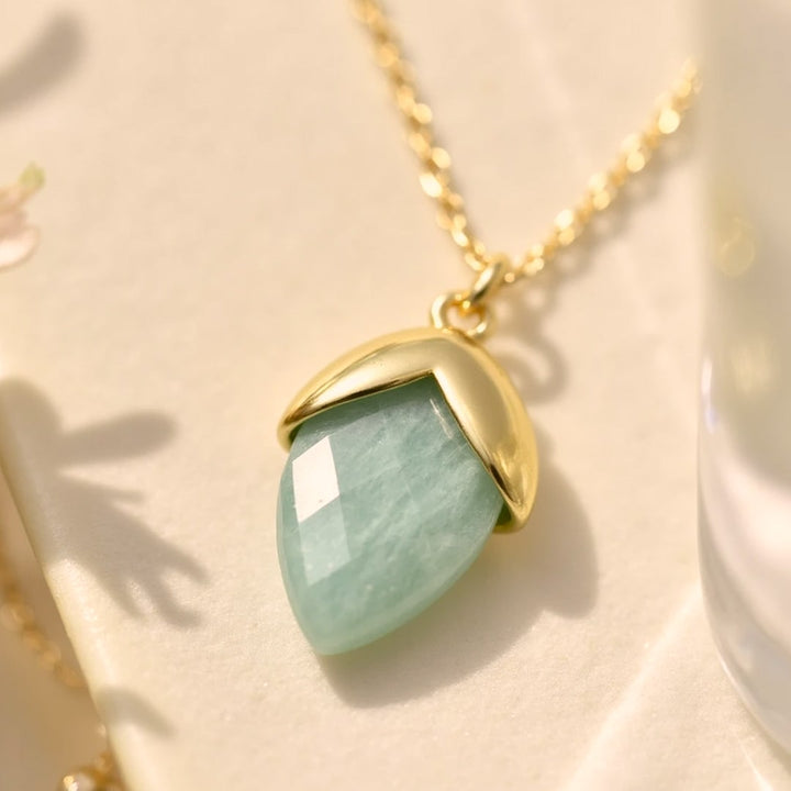 "Drop of Serenity" Pendant in Amazonite
