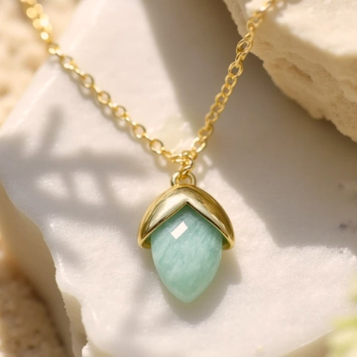 "Drop of Serenity" Pendant in Amazonite
