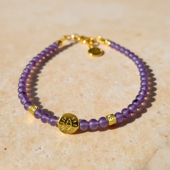 "Protective Link" Bracelet in Natural Stones