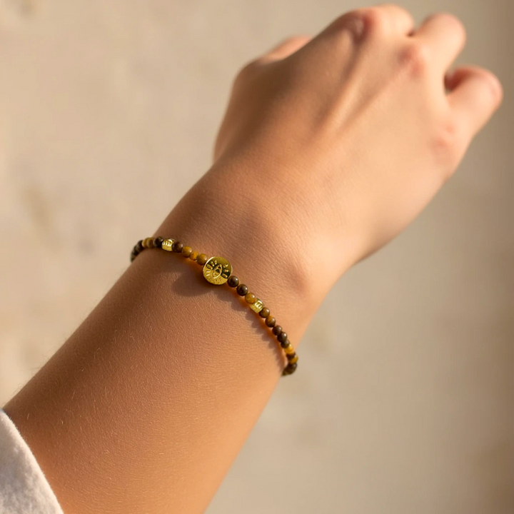 "Protective Link" Bracelet in Natural Stones