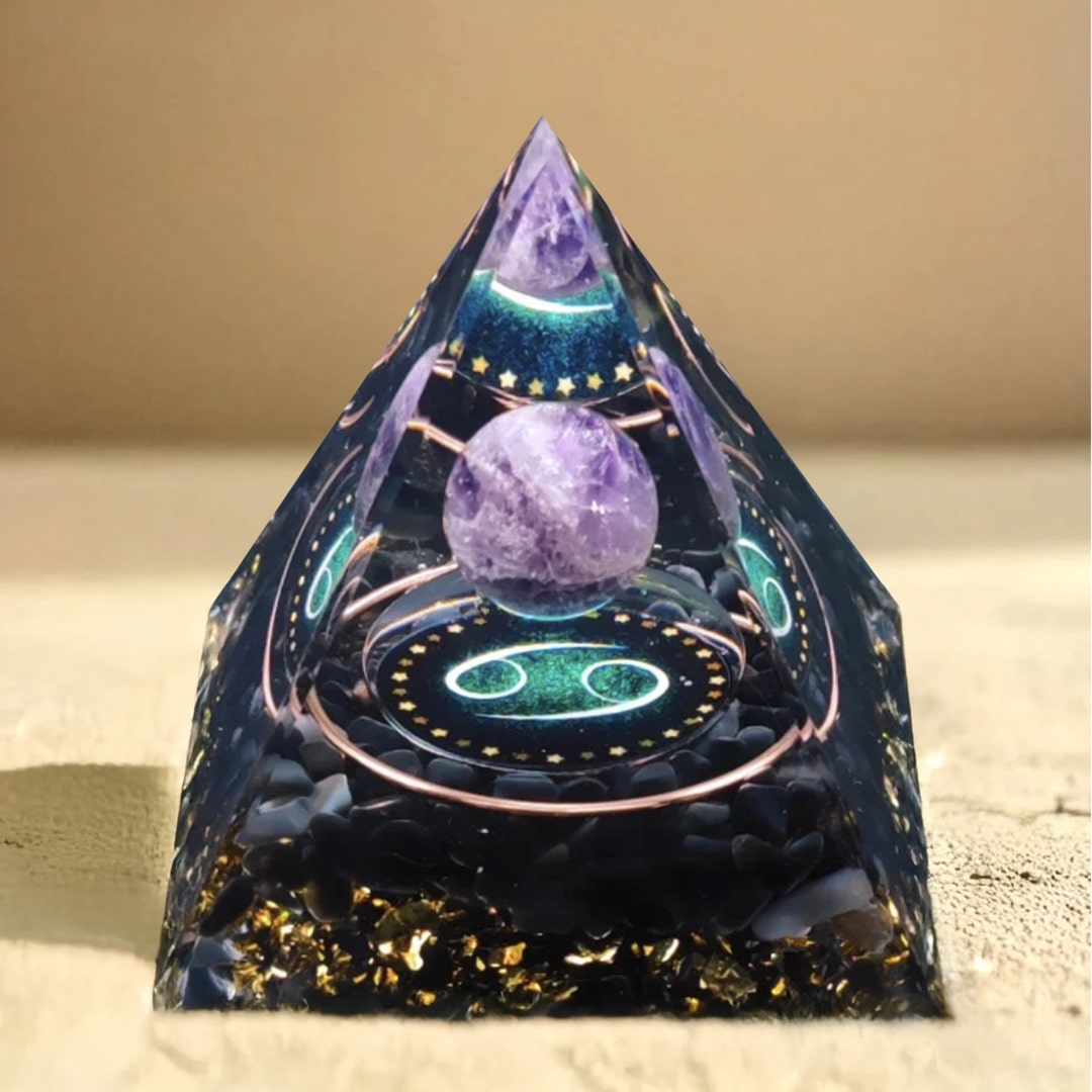 Astrological Sign Orgonite - Grounding & Serenity