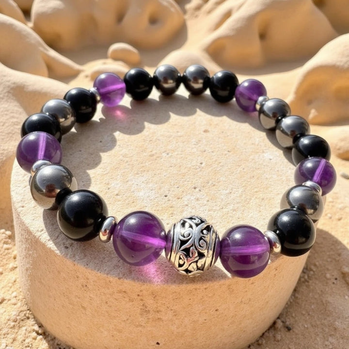 Premium "Emotional Shield" Bracelet in Natural Stones