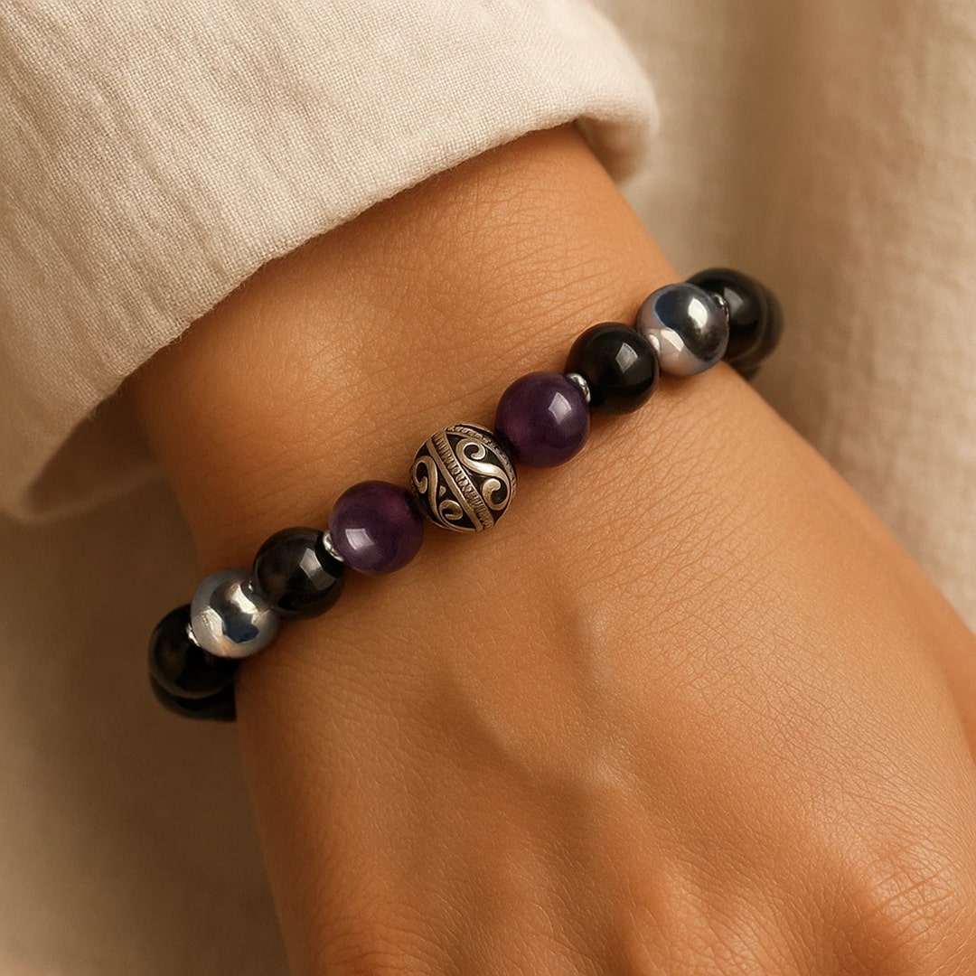 Premium "Emotional Shield" Bracelet in Natural Stones