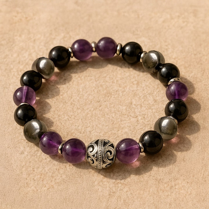 Premium Bracelet "Emotional Shield" in Natural Stones