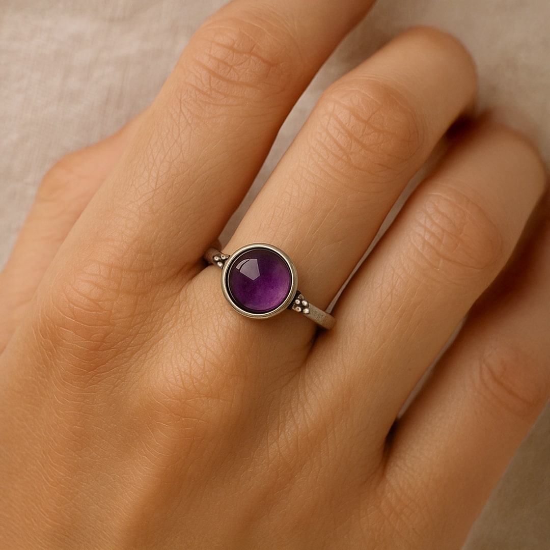 "Aura of Peace" Amethyst Ring