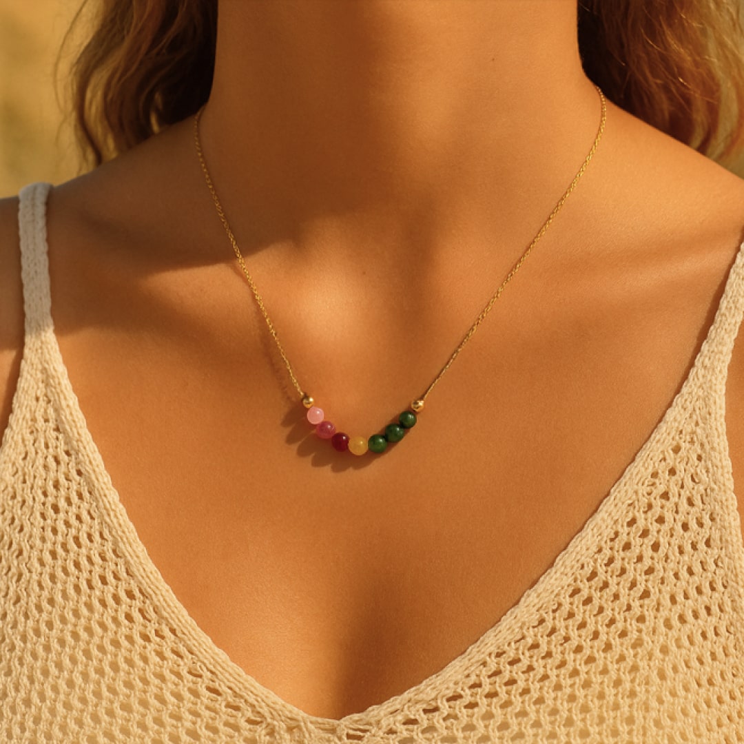 "Energy Arc" Tourmaline Necklace