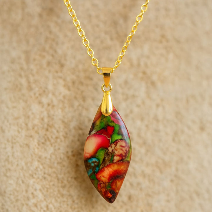 Harlequin Jasper Pendant