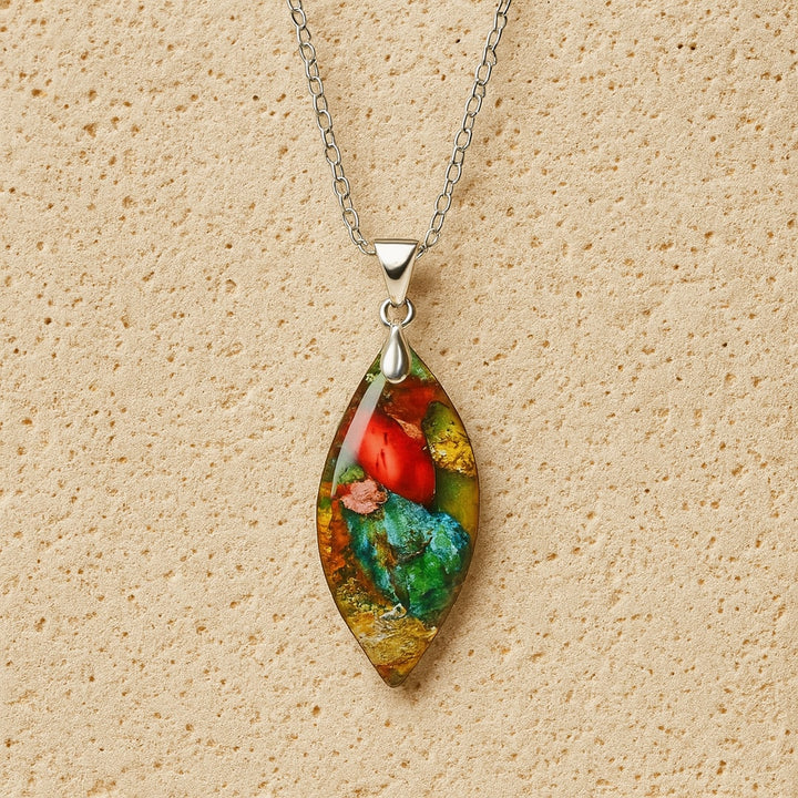 Harlequin Jasper Pendant