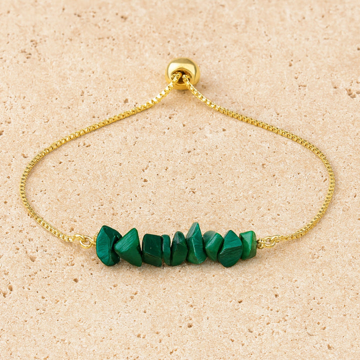 Thin Bracelet in Natural Irregular Stones
