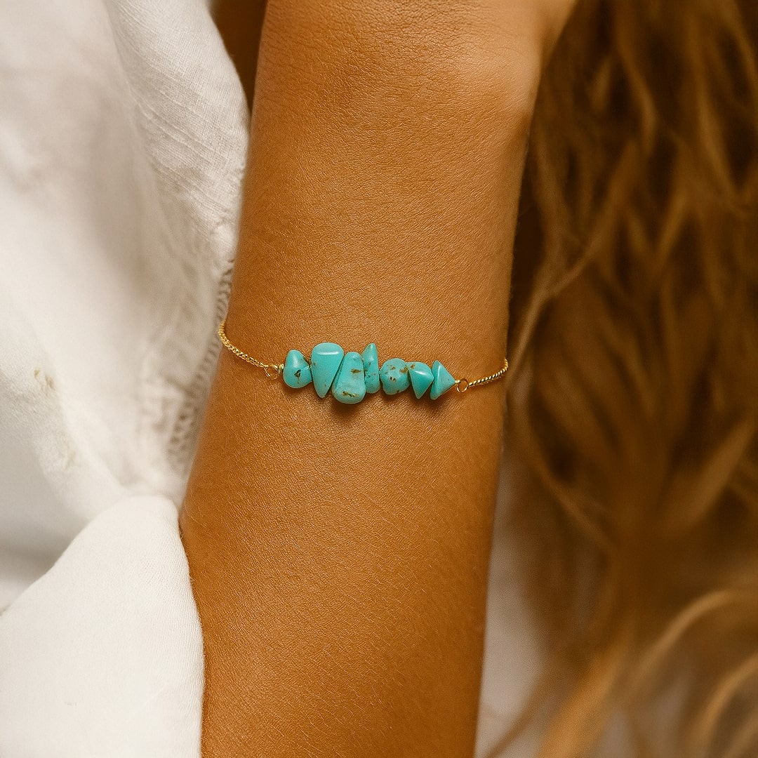 Fine Bracelet in Irregular Natural Stones