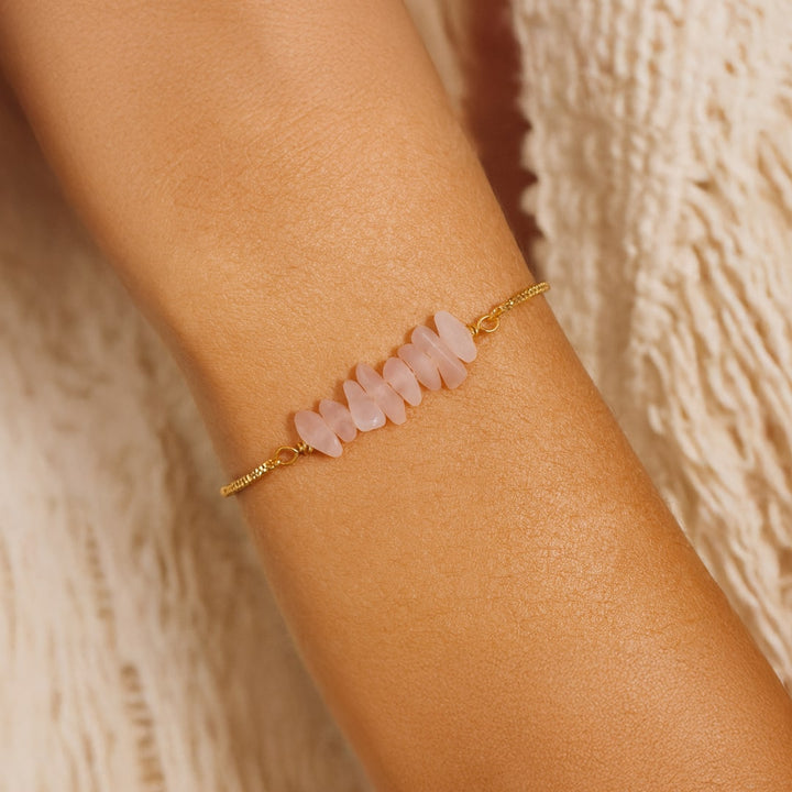 Thin Bracelet in Natural Irregular Stones