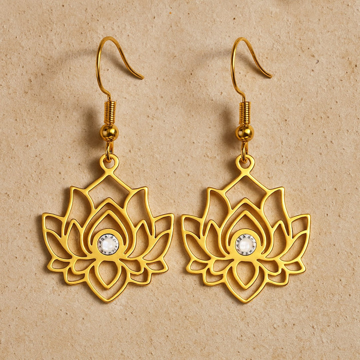 Lotus Reflection Earrings