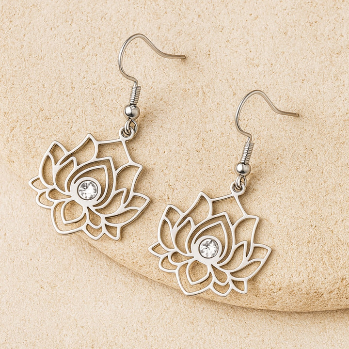 Lotus Reflection Earrings