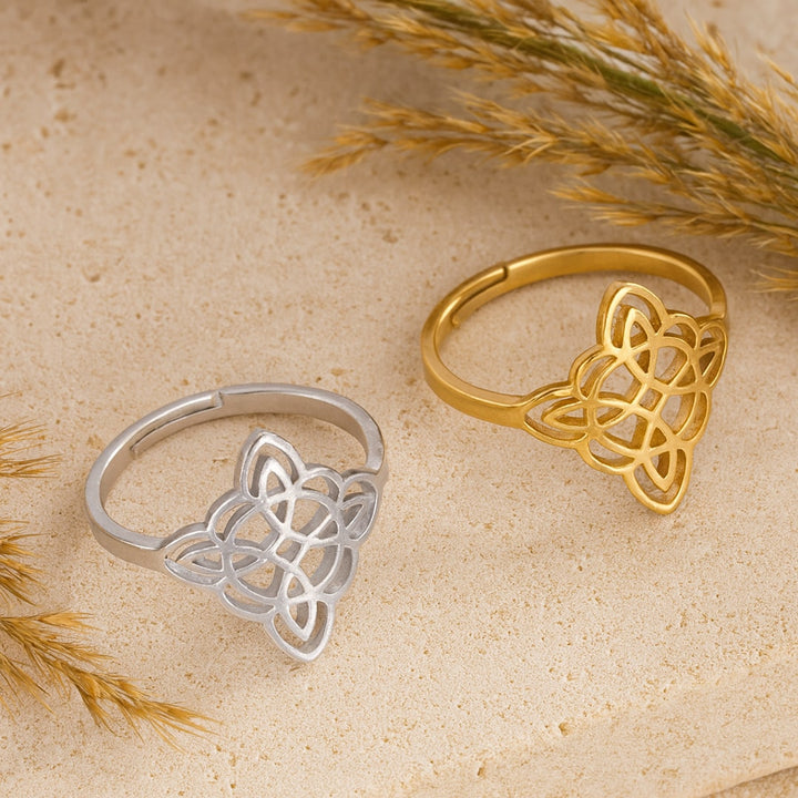 Adjustable Ring "Eternal Protection" - Witch's Knot