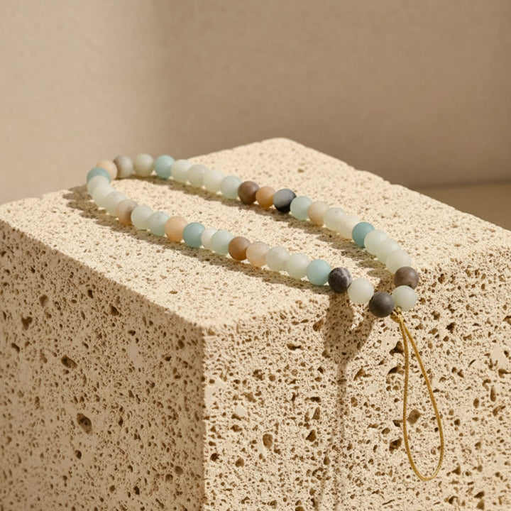 Natural Stone Phone Chain