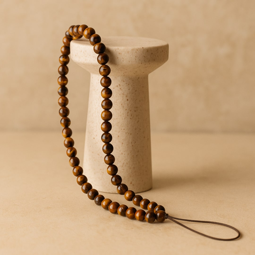 Natural Stone Phone Chain