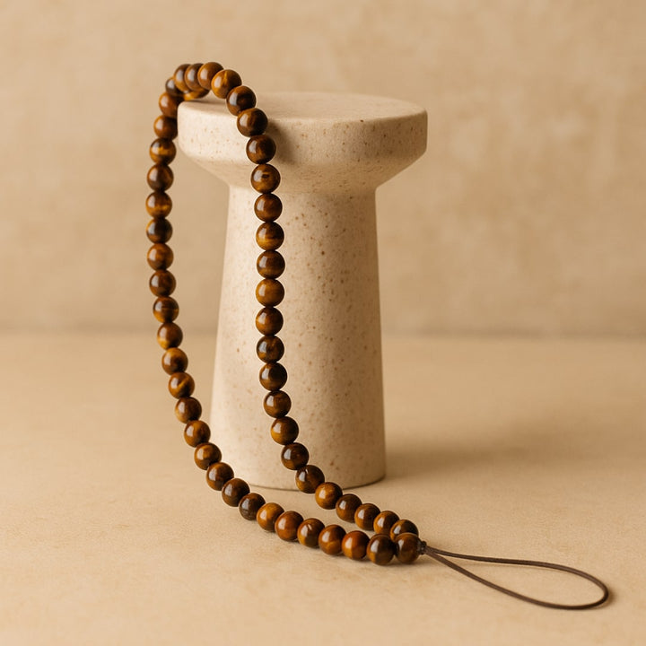 Natural Stone Phone Chain