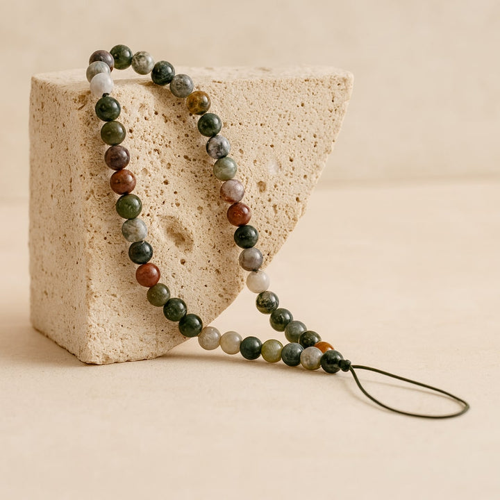 Natural Stone Phone Chain