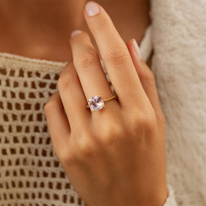 Adjustable Ring "The Soul of Stones" in Natural Stones