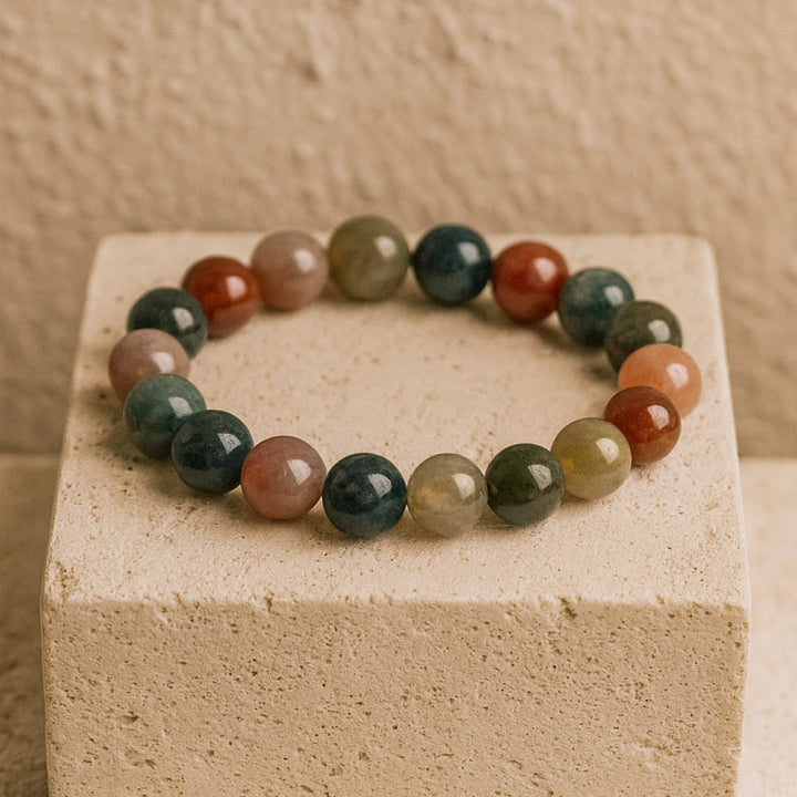 "Inner Peace" Bracelet in Indian Agate