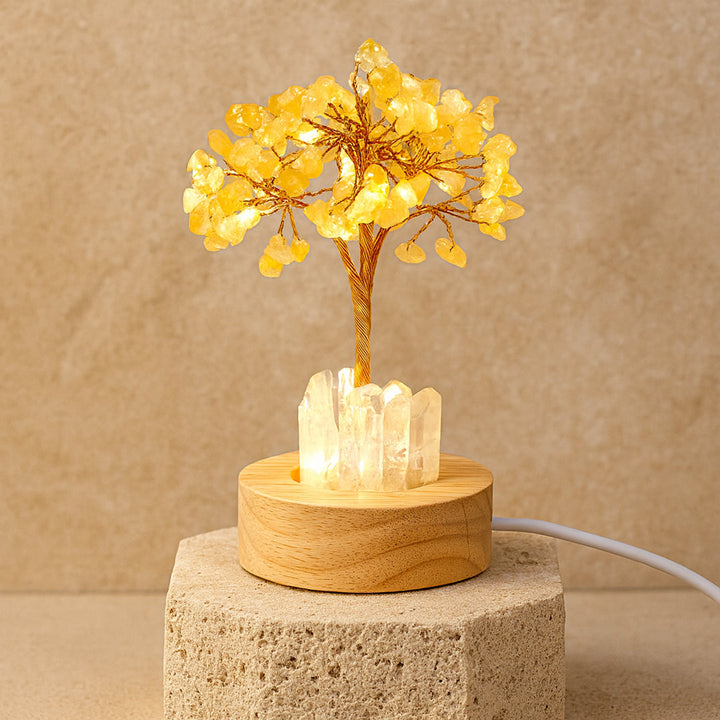 "Luminous Tree of Joy & Abundance" in Citrine