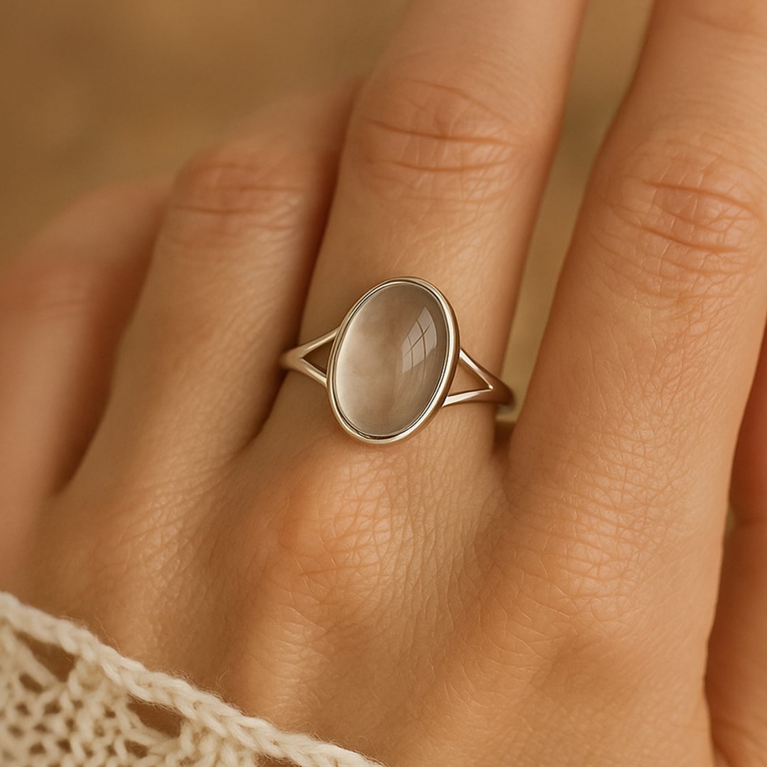 "Pure Light" Ring in Clear Crystal