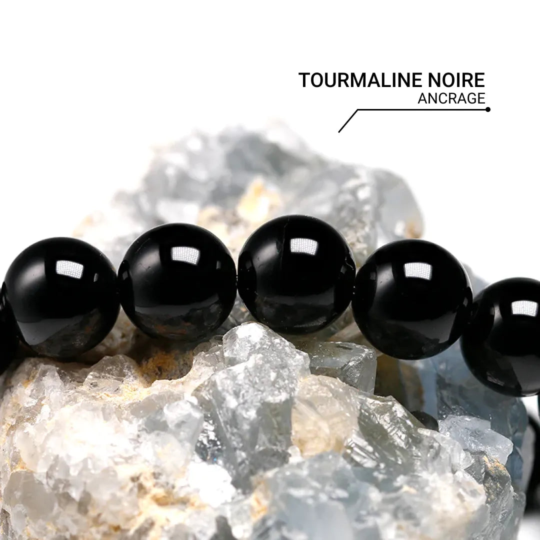 "Anchorage" Bracelet in Black Tourmaline