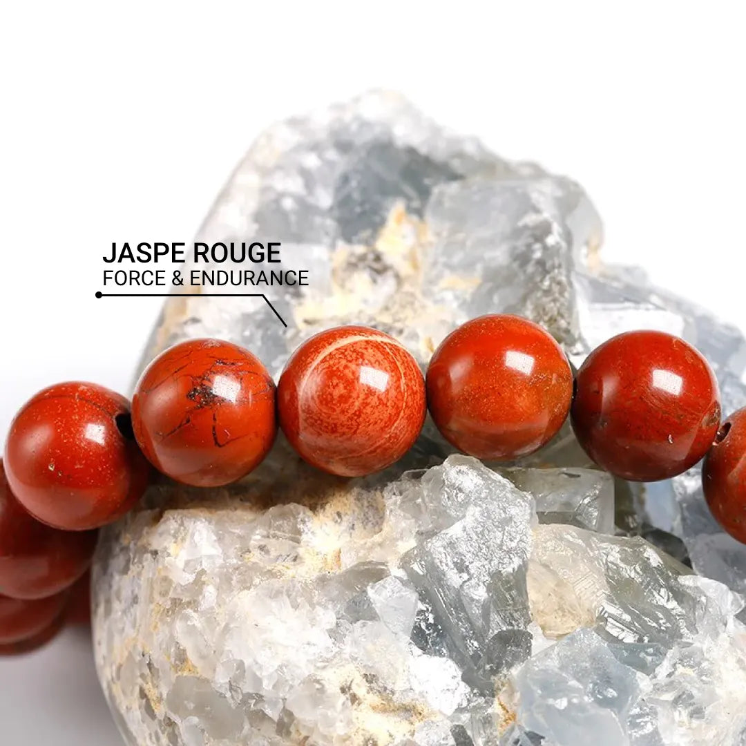 "Vital Energy" Bracelet in Red Jasper