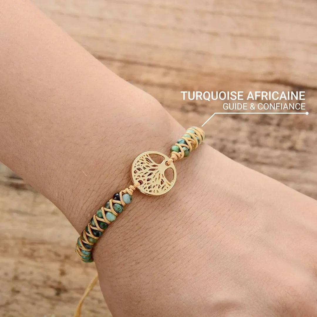 "Life Eternal" Bracelet in African Turquoise
