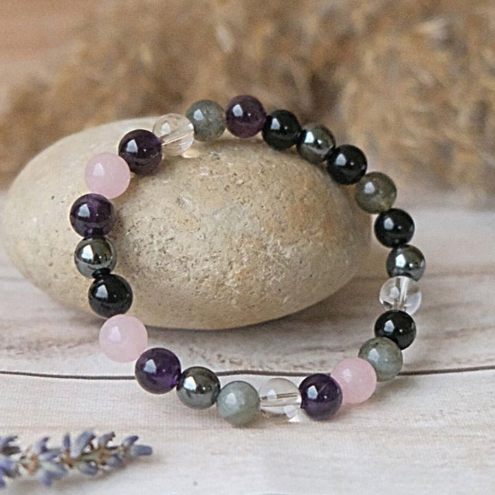 "High Vibration" Natural Stone Bracelet