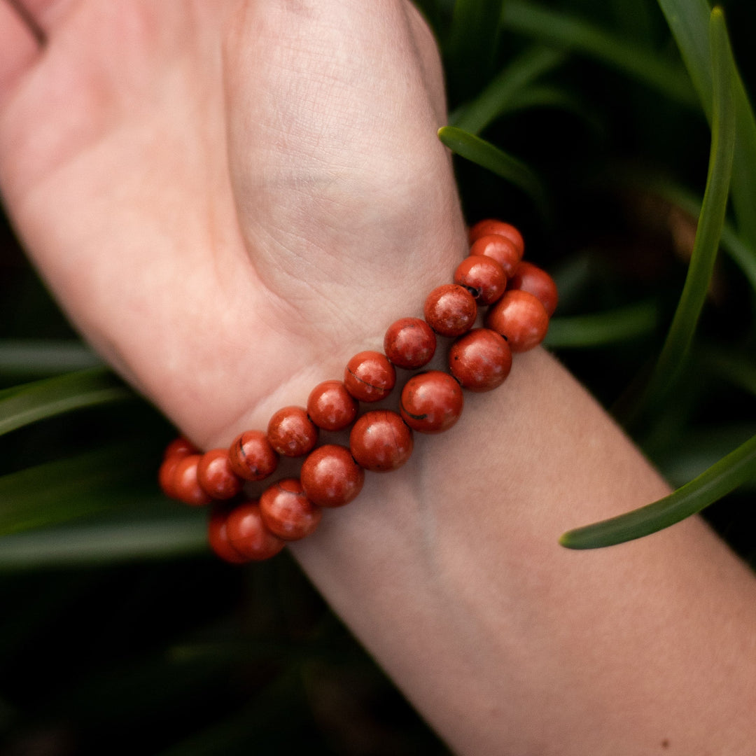 "Vital Energy" Bracelet in Red Jasper