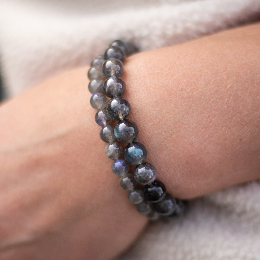 "Protection Shield" Bracelet in Labradorite