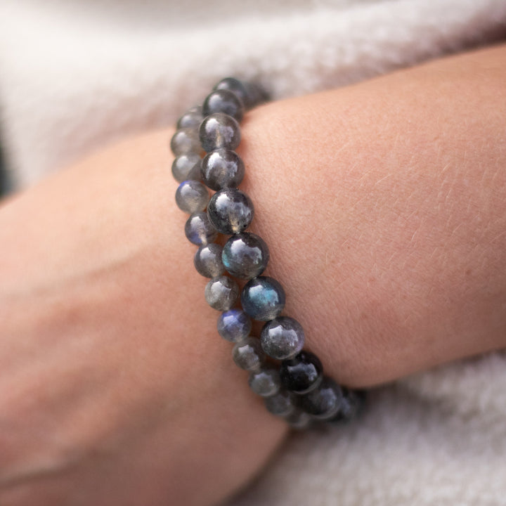 "Protection Shield" Bracelet in Labradorite