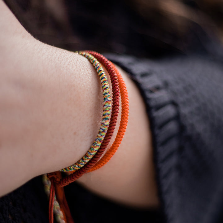 Tibetan "Lucky Charm" Bracelet Trio