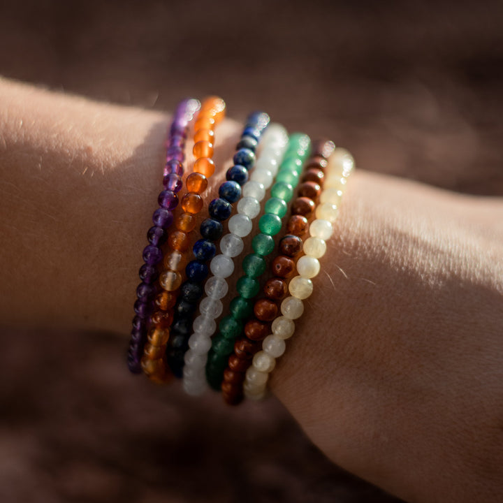 "Opening of the 7 Chakras" Natural Stone Set