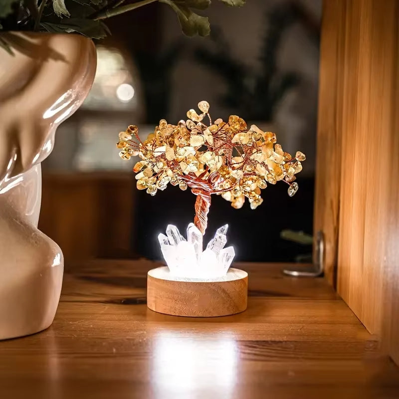 "Luminous Tree of Joy & Abundance" in Citrine