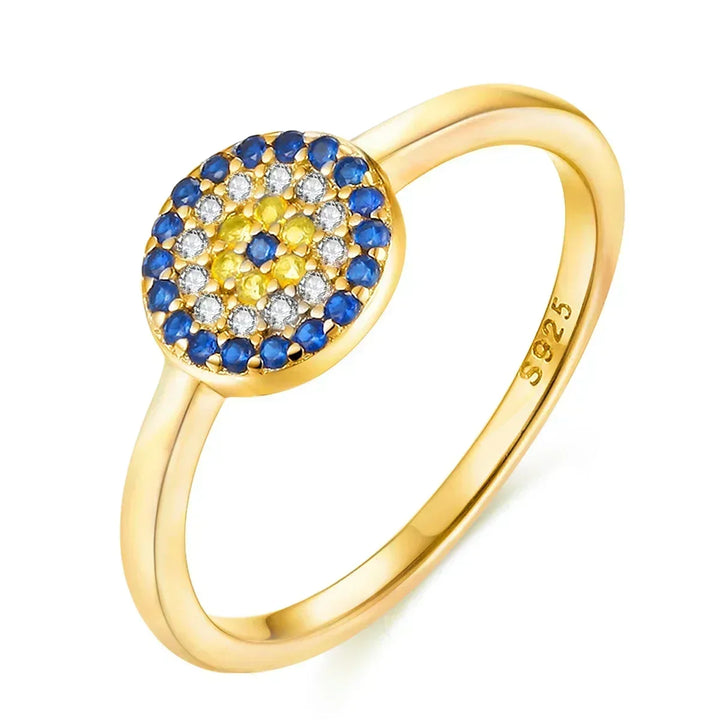 Blue Eye Protection Ring
